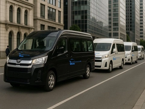 Networking at exhibition